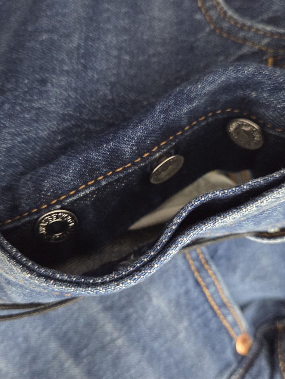 NWT Levi's Wedgie Straight Jeans Size 25 Salsa Charleston Outlasted Dark Wash - Picture 9 of 12